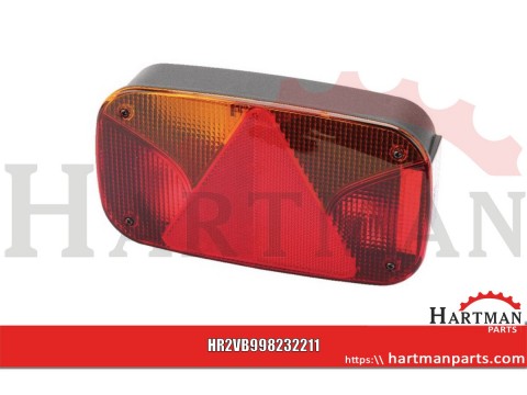 Lampa tylna zespolona 247x138mm, lewa 12V