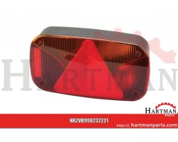 Lampa tylna zespolona 247x138mm, prawa 12V