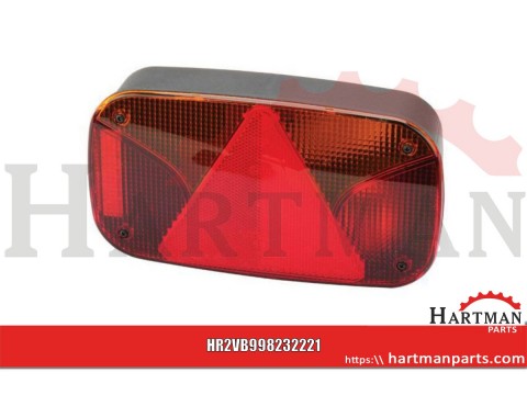 Lampa tylna zespolona 247x138mm, prawa 12V