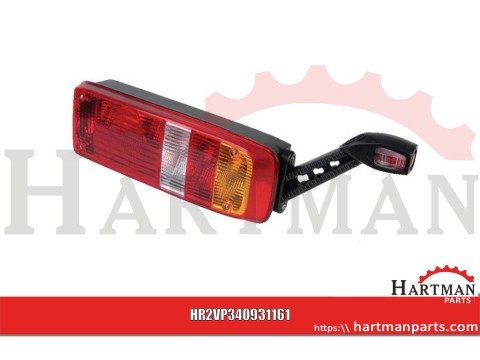 Lampa tylna zespolona 370x130mm, prawa 24V