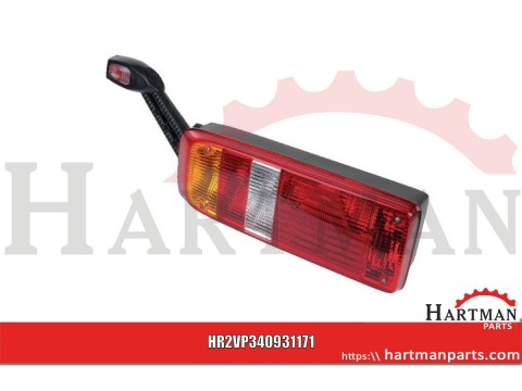 Lampa tylna zespolona 370x130mm, lewa 24V