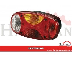 Lampa tylna zespolona 225x122mm, prawa Cargoluna