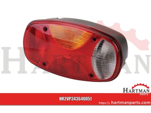 Lampa tylna zespolona 225x122mm, lewa Cargoluna