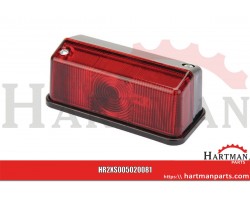 Lampa obrysowa, czerwono - czarny