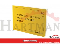 Katalog części Kombajn zbożowy, pasuje do Bizon, Z-058