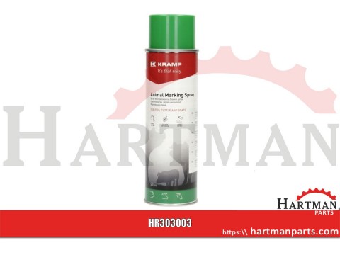 Spray do znakowania zwierząt Kramp, zielony 500 ml