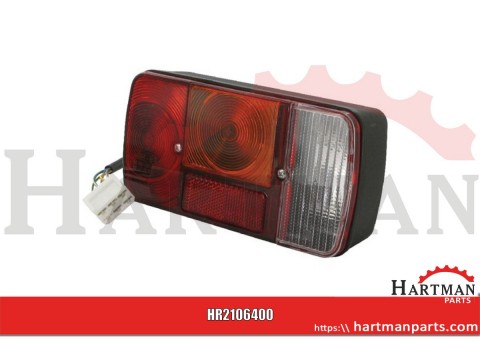 Lampa tylna zespolona 189.5x97mm, lewa