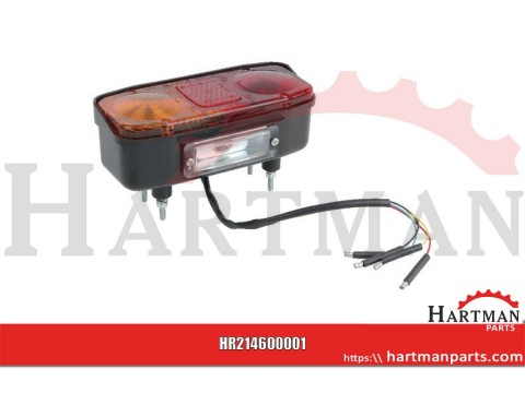 Lampa tylna zespolona 210x90mm, lewa Cobo