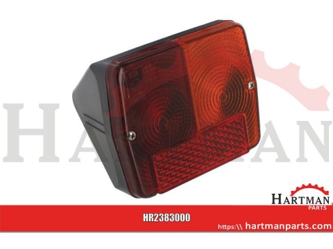 Lampa tylna zespolona 125x100mm, prawa Cobo