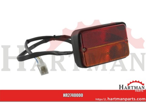 Lampa tylna zespolona 120x80mm, lewa Cobo