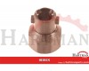 Adapter pokrywki dyszy, gwint, bagnet, czarny, Arag