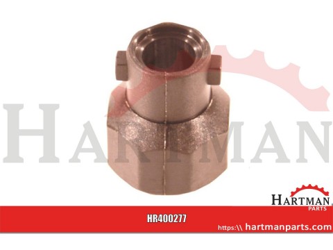 Adapter pokrywki dyszy, gwint, bagnet, czarny, Arag
