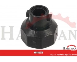 Adapter pokrywki dyszy, gwint, bagnet, czarny, Arag
