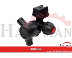 Uchwyt dyszy potrójny do rury 22 mm