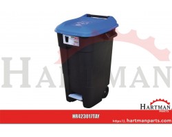 Waste container w. pedal 120L