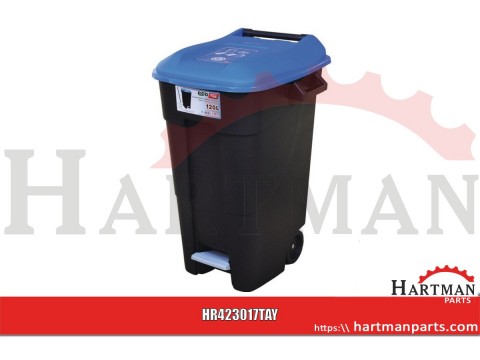 Waste container w. pedal 120L