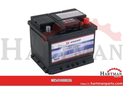 Akumulator 12V 41Ah 360A napełniony Kramp