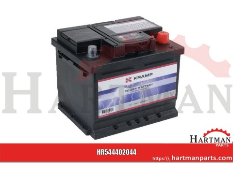 Akumulator 12V 44Ah 440A napełniony Kramp