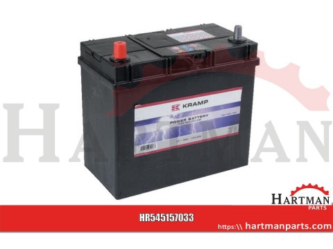 Akumulator 12V 45Ah 330A napełniony Kramp