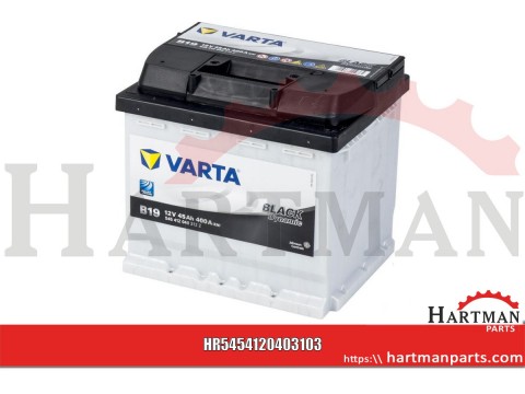 Akumulator Black Dynamic, 12 V, 45 Ah, Varta