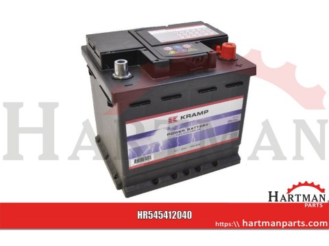 Akumulator 12V 45Ah 400A napełniony Kramp