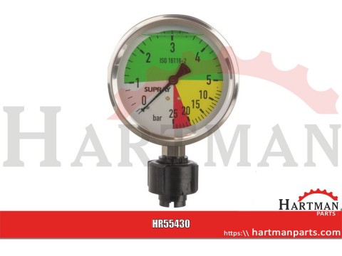 Manometr 0-5/25 bar Ø100 F34G