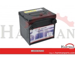 Akumulator 12V 55Ah 420A napełniony Kramp