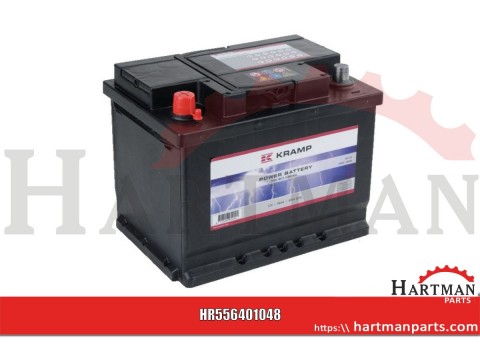 Akumulator 12V 56Ah 480A napełniony Kramp