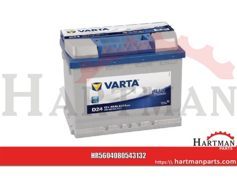 Akumulator Blue Dynamic, 12V 60Ah, Varta