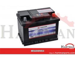Akumulator 12V 60Ah 540A napełniony Kramp