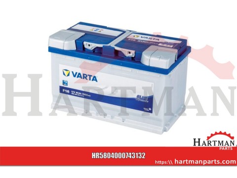 Akumulator Blue Dynamic, 12V 80Ah, Varta