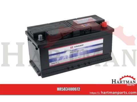 Akumulator 12V 83Ah 720A napełniony Kramp