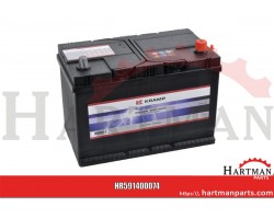 Akumulator 12V 91Ah 740A napełniony Kramp