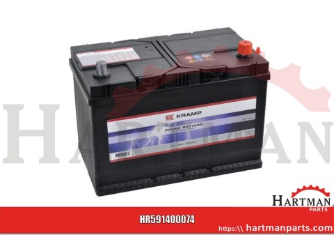 Akumulator 12V 91Ah 740A napełniony Kramp