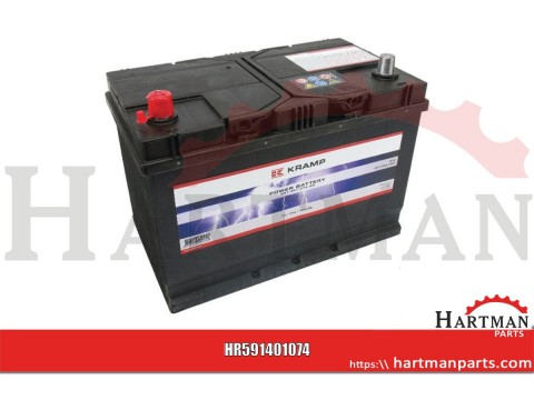 Akumulator 12V 91Ah 740A napełniony Kramp