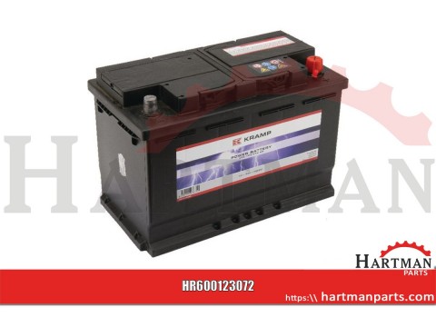 Akumulator 12V 100Ah 720A napełniony Kramp