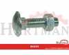 Śruba zamkowa z nakrętką kl. 4.6 ocynk Kramp, M8 x 70 mm