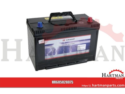 Akumulator 12V 105Ah 750A napełniony Kramp