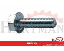 Śruba z kołnierzem kl. 8.8 ocynk Kramp, M10 x 30 mm