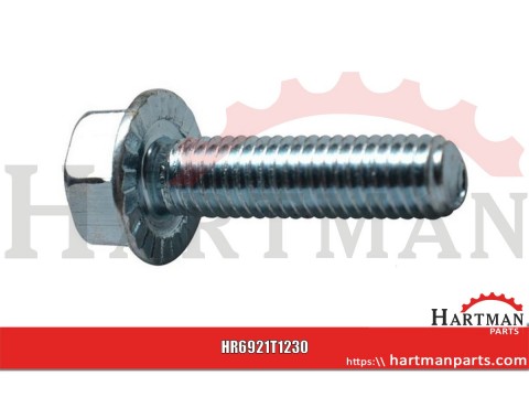 Hexagon flange bolt DIN6921 M12x30 steel zinc-plated 8.8 Kramp
