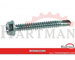 Self tapping screw 6.3x25mm, 10mm flange hex head, stainless steel A2, DIN 7504 Kramp