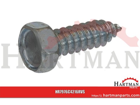 Self tapping screw 4.2x16mm, 7mm hex head, stainless steel A2, DIN 7976C Kramp