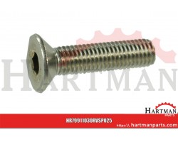 Śruba imbusowa stożkowa A2 Kramp, M10 x 30 mm