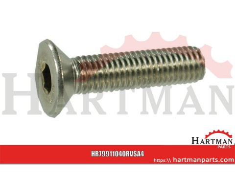 Śruba imbusowa stożkowa A4 Kramp, M10 x 40 mm