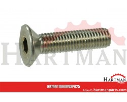 Śruba imbusowa stożkowa A2 Kramp, M10 x 60 mm