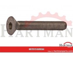 Śruba imbusowa nierdzewna A4 łeb stożkowy, 5 x 16 mm, DIN 7991