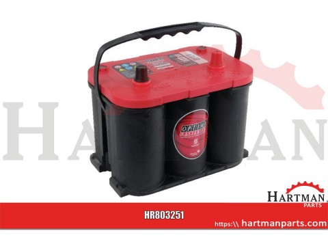 Akumulator 12V 50Ah 815A AGM Red Top RTR 4.2 Optima