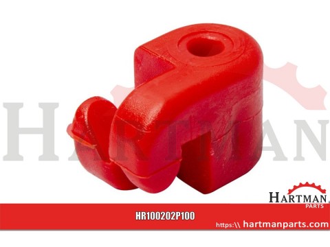 Insulator red for 6 mm 100 pcs