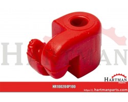 Insulator red for 8 mm 100 pcs