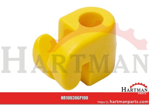 Insulator yellow for 10 mm 100 pcs